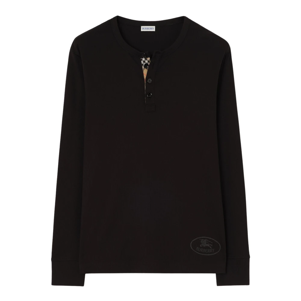 Burberry Uomo Nero T-Shirt Logo - Immagine 4