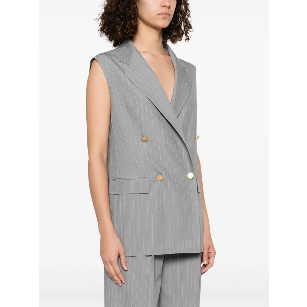 Tagliatore Dameskleding buitenkleding Bianco Ss25 Gray Dames