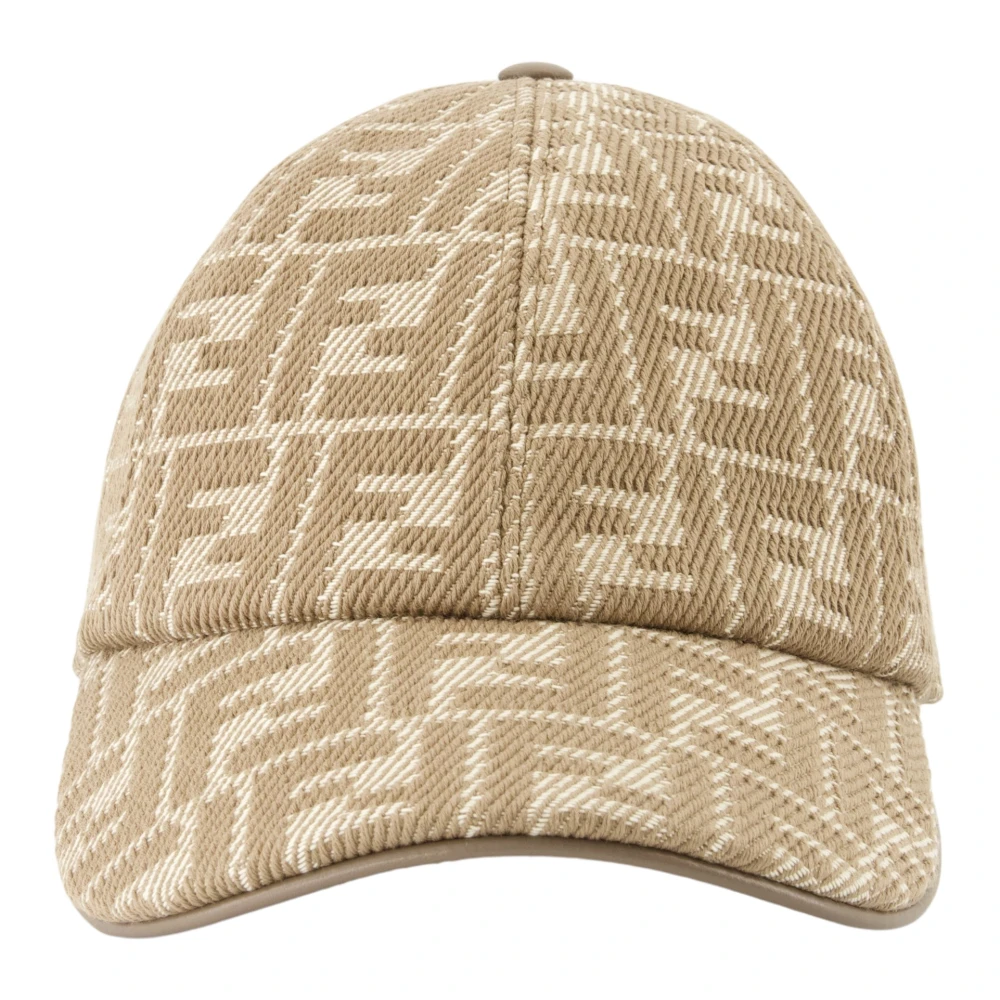 Fendi Denim FF Pet Lente-Zomer 2025 Collectie Beige Dames