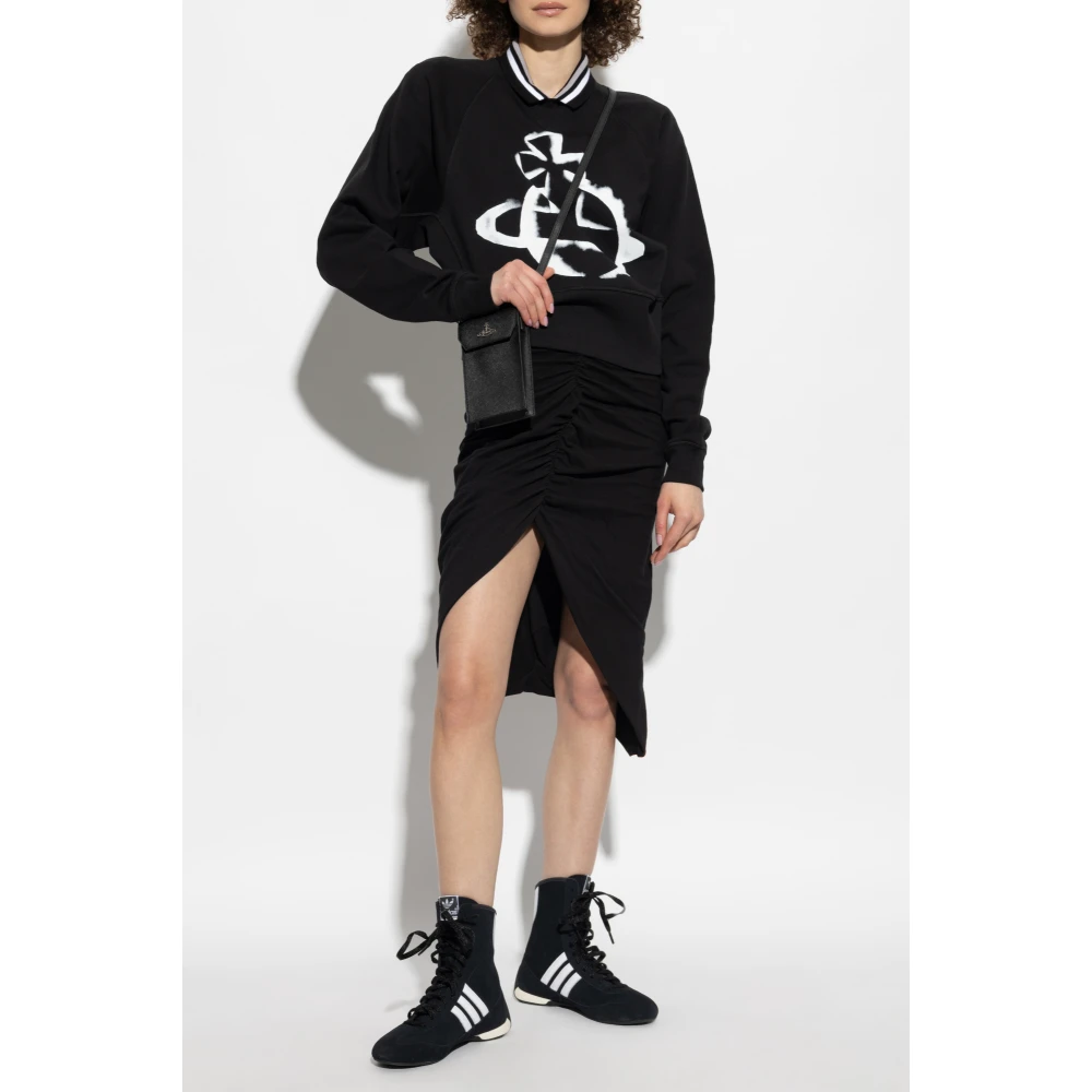 Vivienne Westwood Korte oversized sweatshirt Black Dames