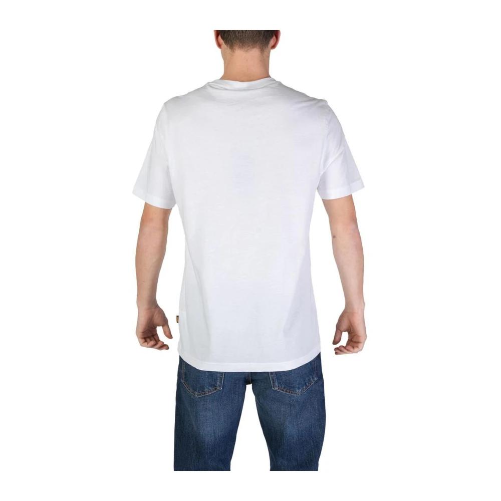 Hugo Boss Korte mouwen katoenen T-shirt collectie White Heren
