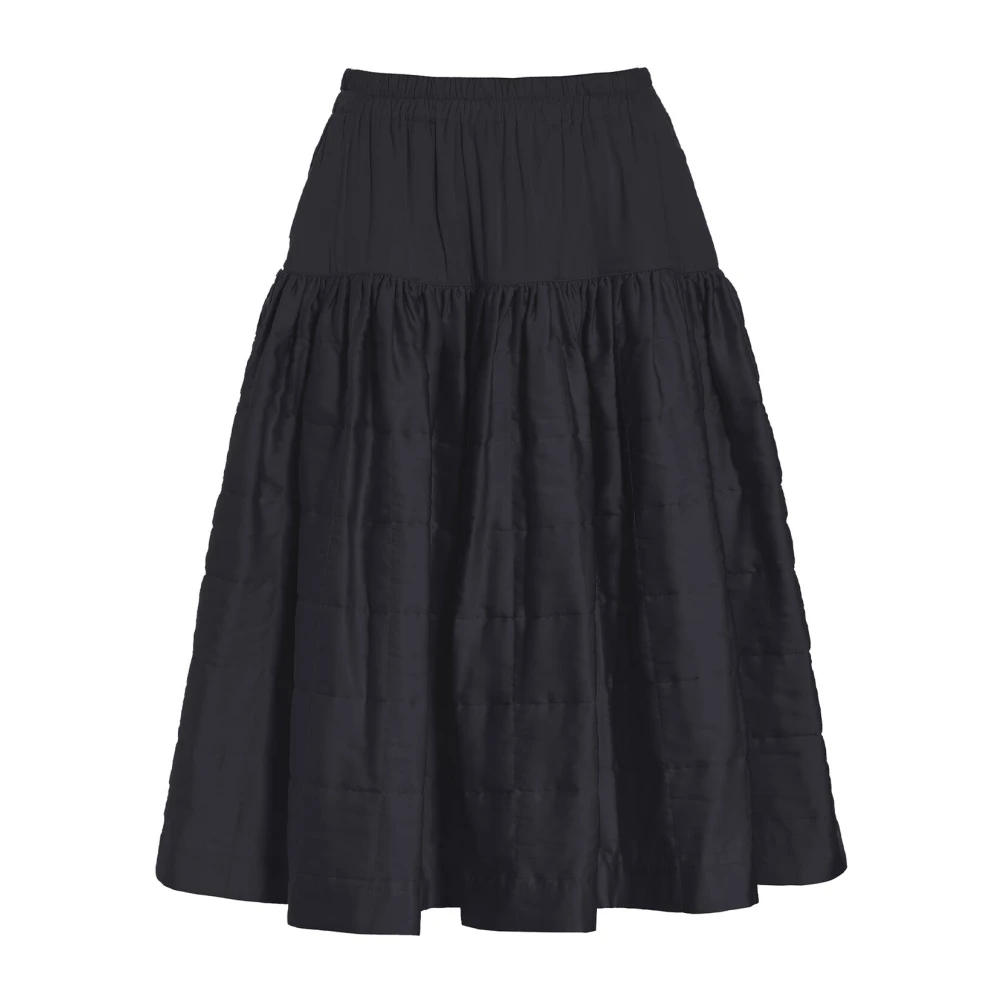 Bitte Kai Rand Gewatteerde Zwarte Rok Elegante Stijl Black Dames