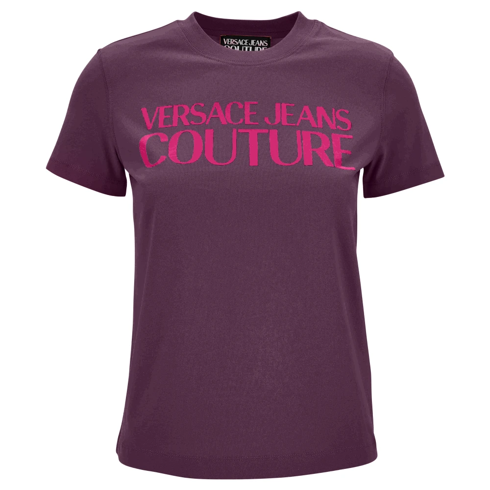 Versace Mujer Morado Camisetas, Púrpura, Talla: M