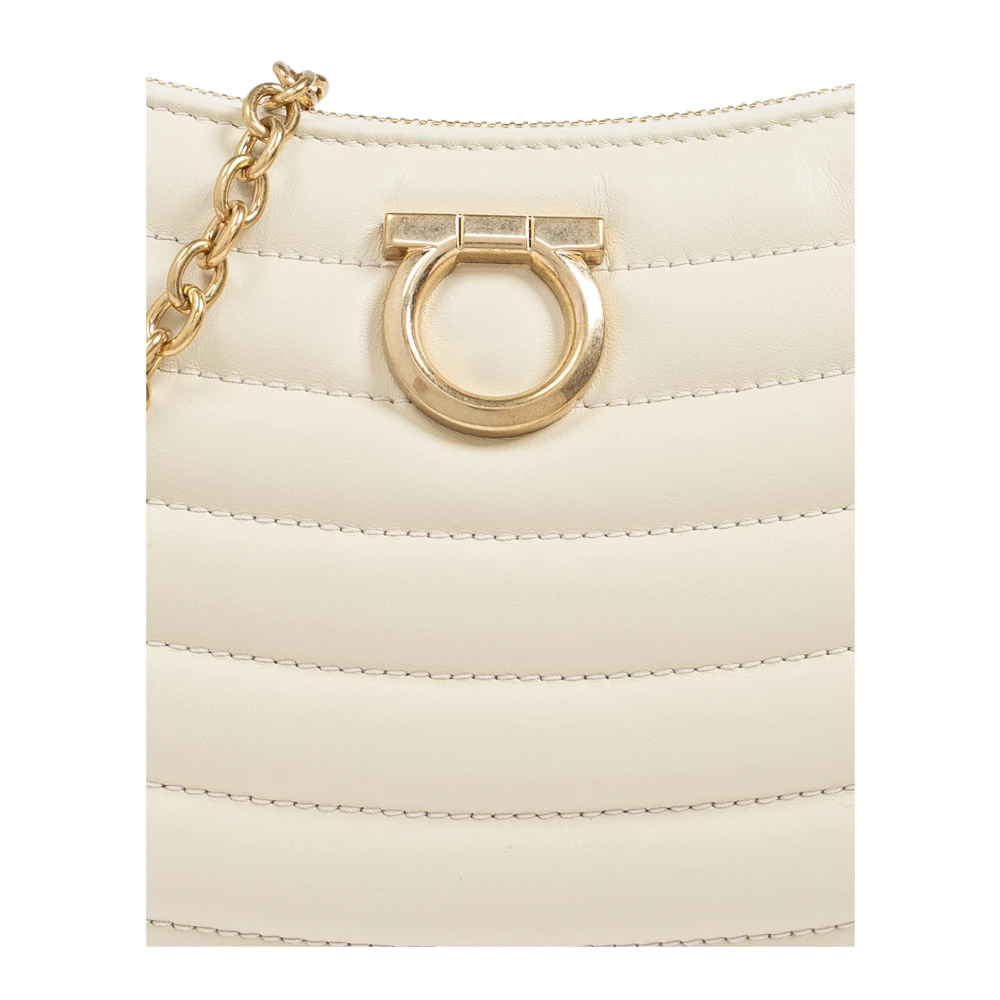 Salvatore Ferragamo Schoudertas Beige Dames