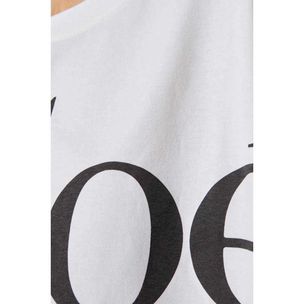 Chloé Korte oversize t-shirt White Dames