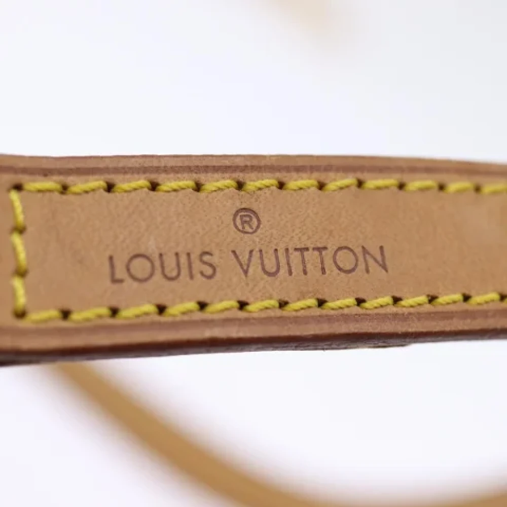 Louis Vuitton Vintage Pre-owned Leather home-office Beige Dames