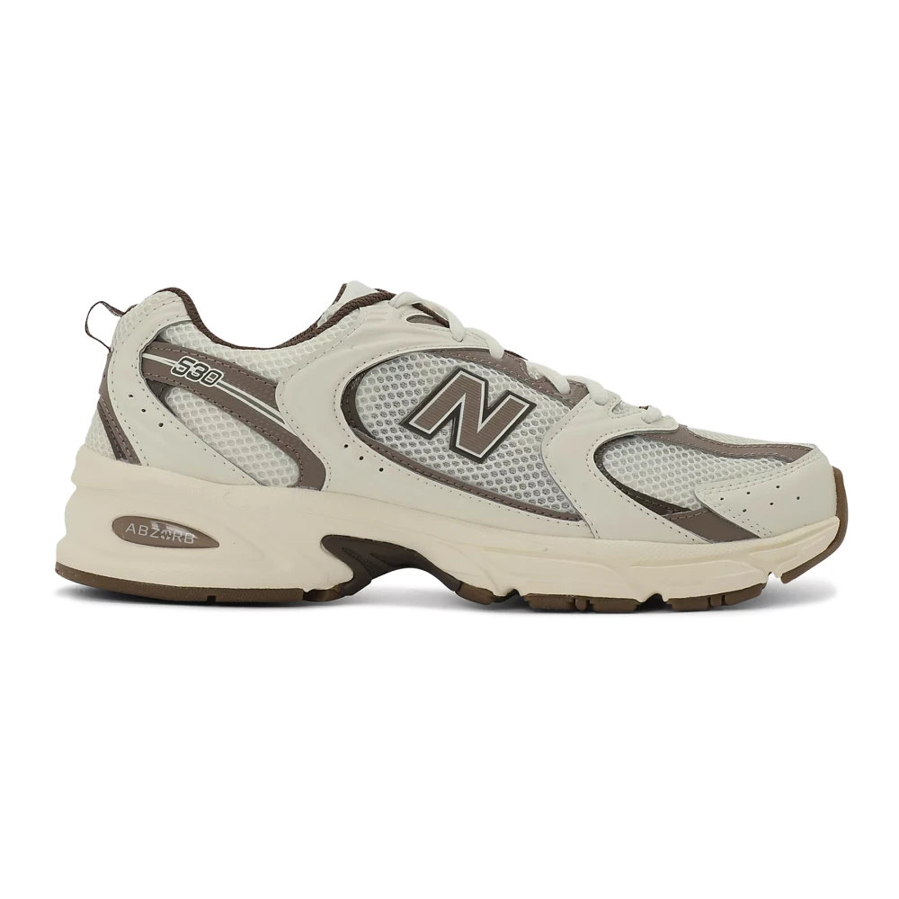 New Balance Men's Beige Sneakers,, Trainers Synthetic Mesh Unisex Size 3