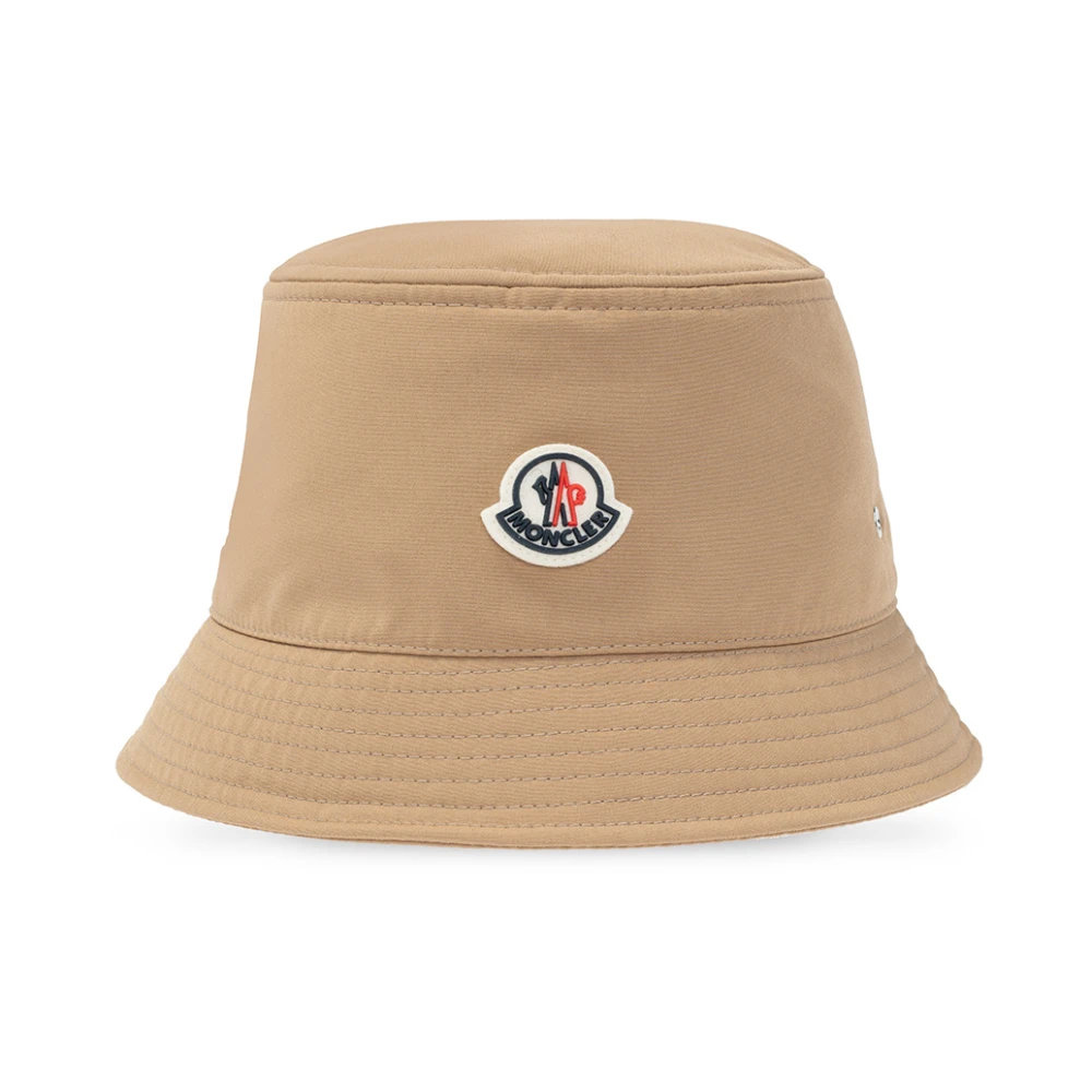 Moncler Emmerhoed met logo Beige Dames