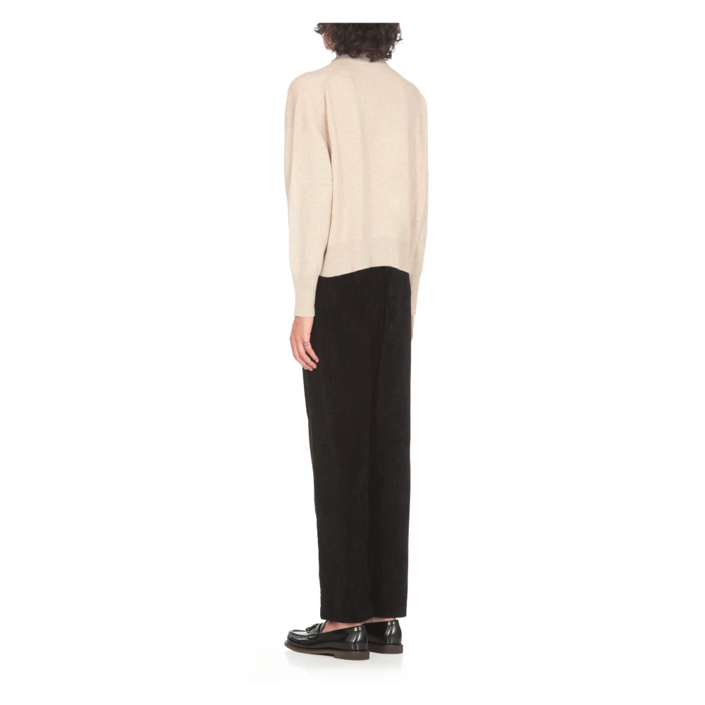 BRUNELLO CUCINELLI Beige Cashmere Diamond Crew Sweater Beige Dames