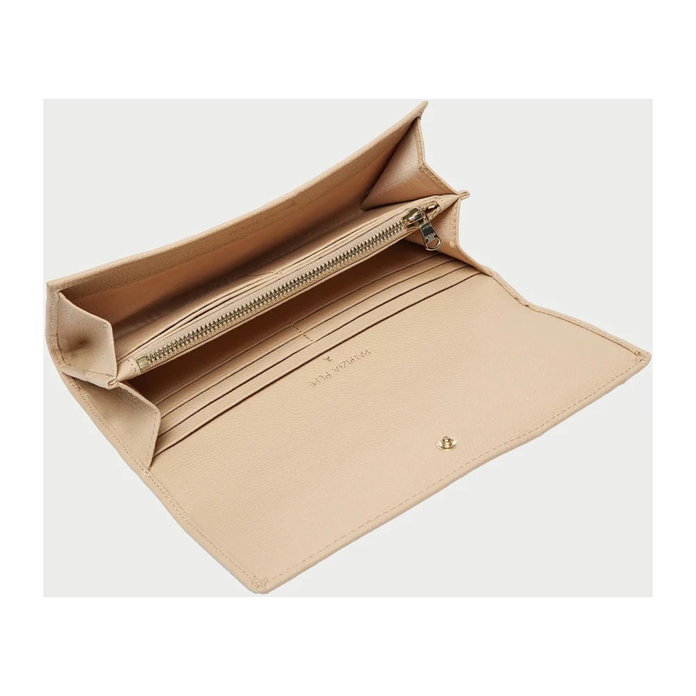 PATRIZIA PEPE Beige Portemonnee met Voorlogo Beige Dames