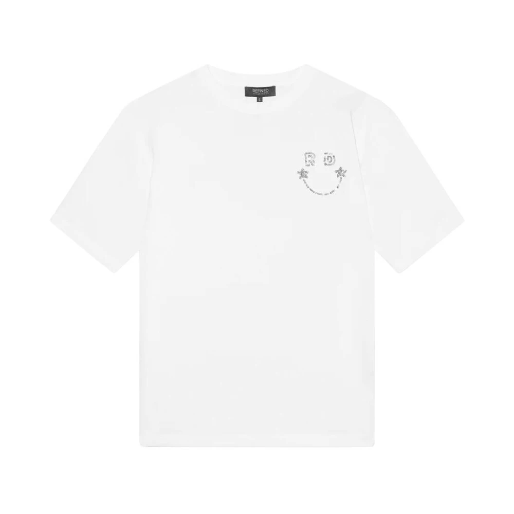 Refined Department Mexie T-Shirt Stijlvol R2411713588 White Dames