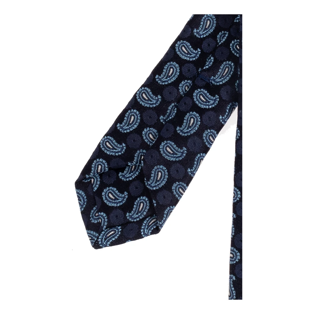 ETRO Zijden stropdas Blue Heren