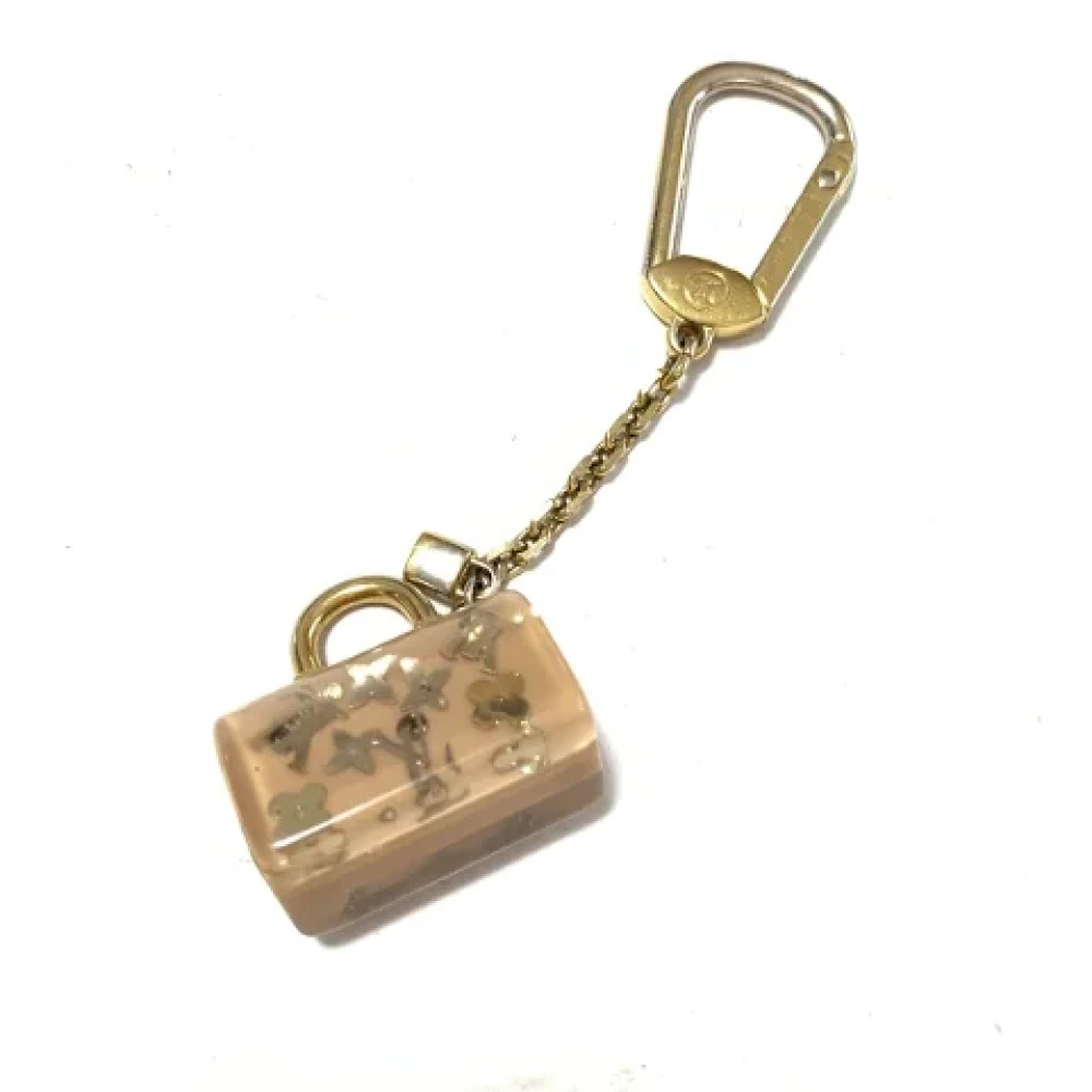 Louis Vuitton Vintage Pre-owned Metal key-holders Beige Dames