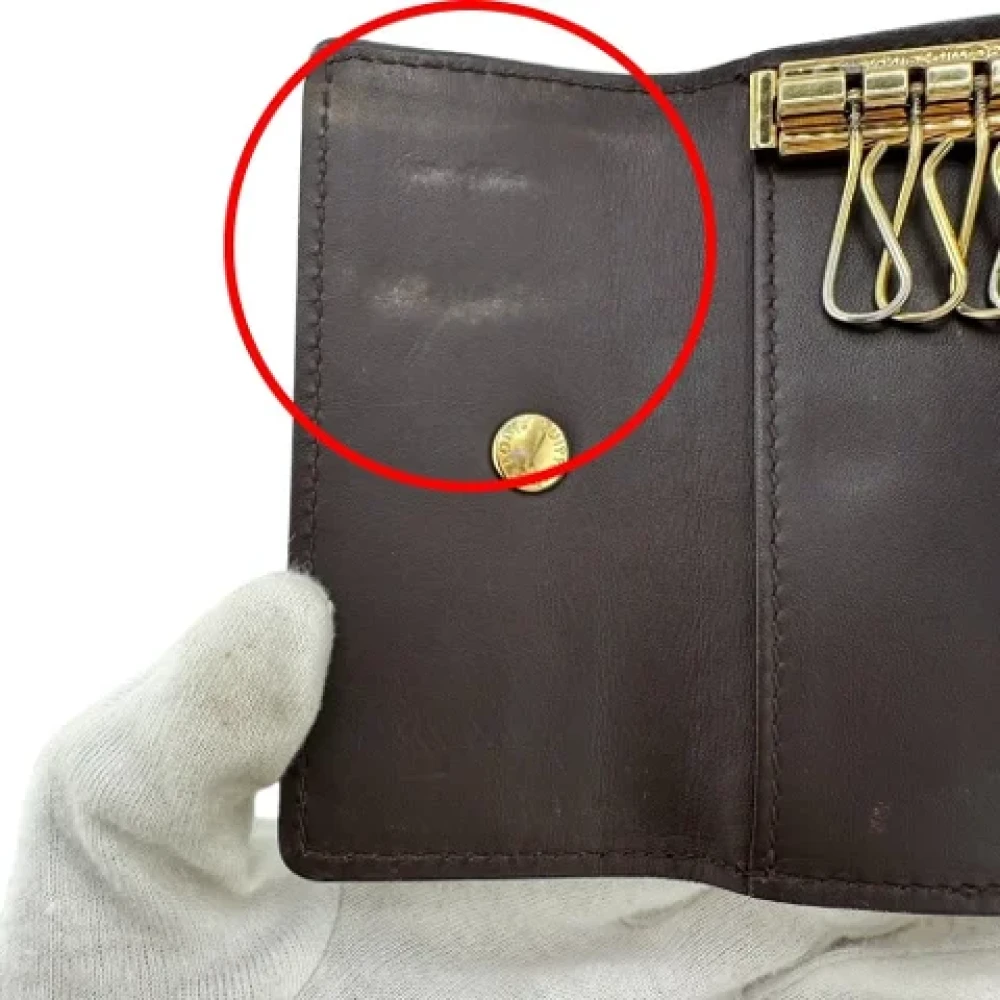Louis Vuitton Vintage Pre-owned Leather key-holders Black Unisex