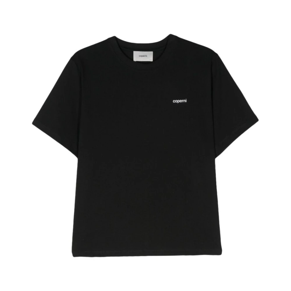 Coperni Zwart T-shirt met logo print Black Heren