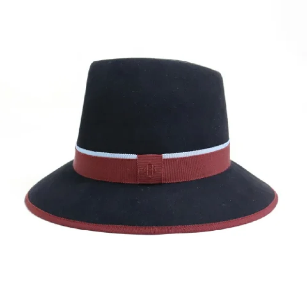 Hermès Vintage Pre-owned Wool hats Black Dames