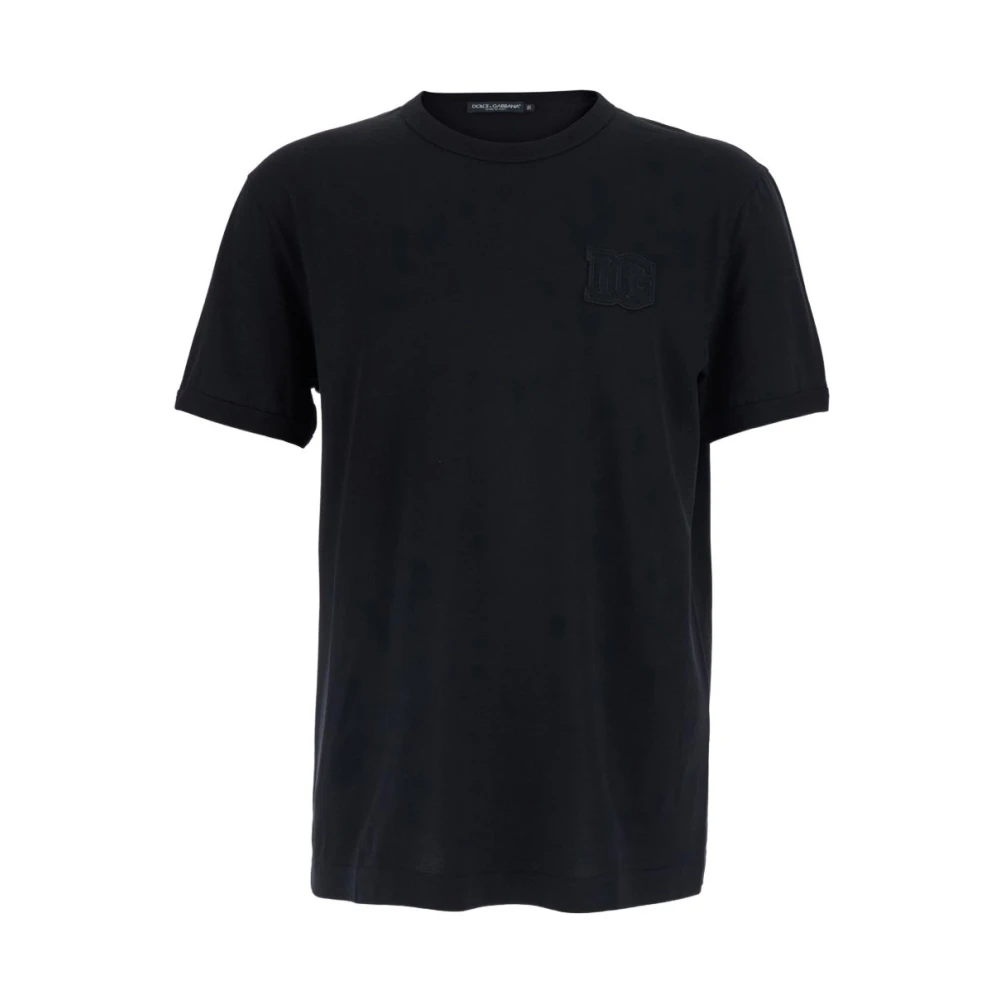 Dolce & Gabbana Black T-Shirts, Male, 2XL, T-Shirts And Polos