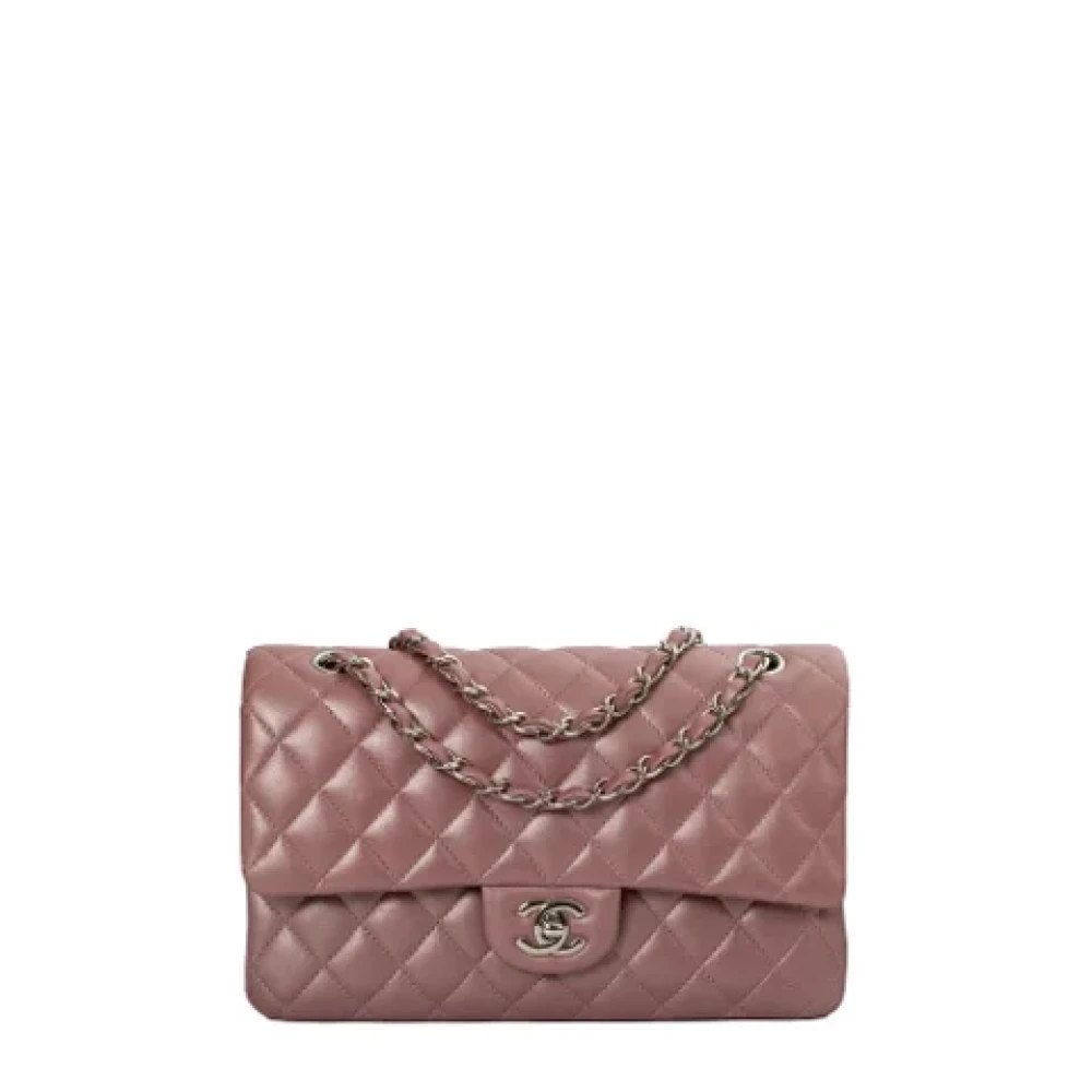 Chanel Vintage Pre-owned Leather chanel-bags Pink Dames