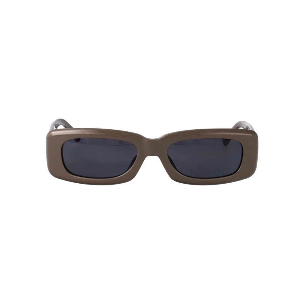 The Attico Brown Sunglasses, Female, 52 Mm, Mini Marfa Sunglasses