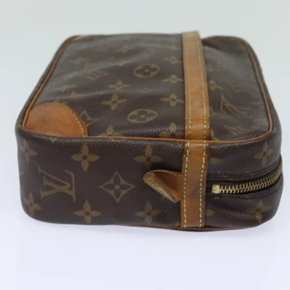 Louis Vuitton Vintage Pre-owned Canvas clutches Brown Dames