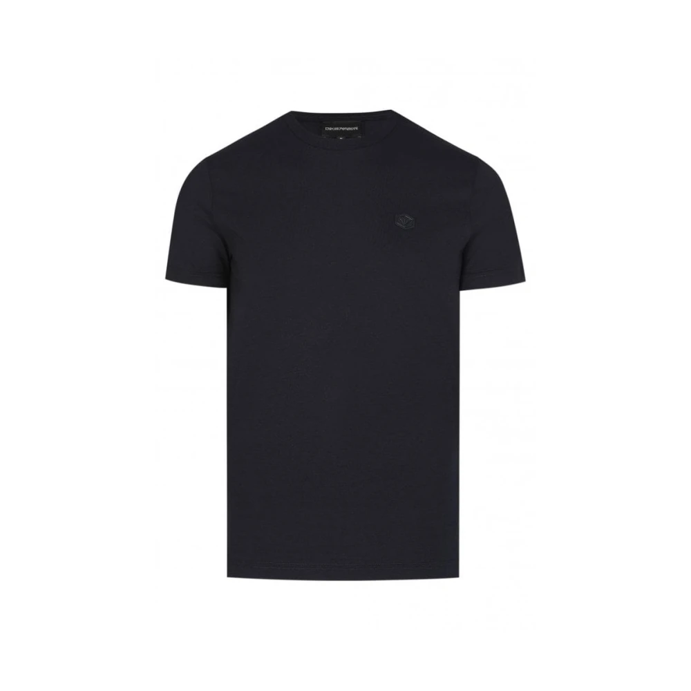 Emporio Armani Essentials Katoenen T-Shirt Navy Blue Heren