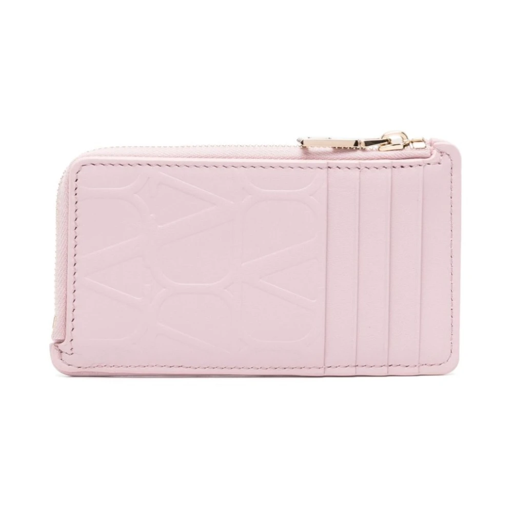 Valentino Garavani Muntenportemonnee Kaarthouder Pink Dames