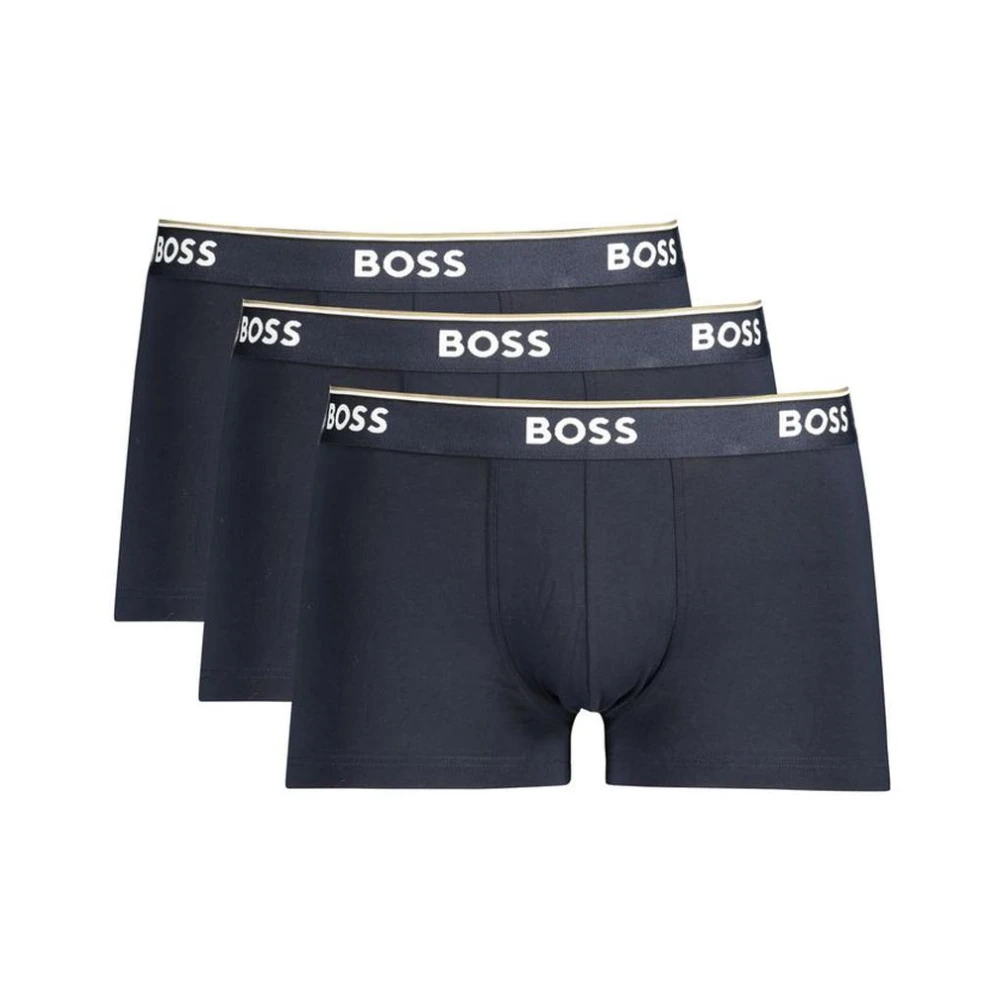Hugo Boss Uomo Blu Uomini, Intimo, Potenza, (Confezione Da 3, Xl) - Immagine 6
