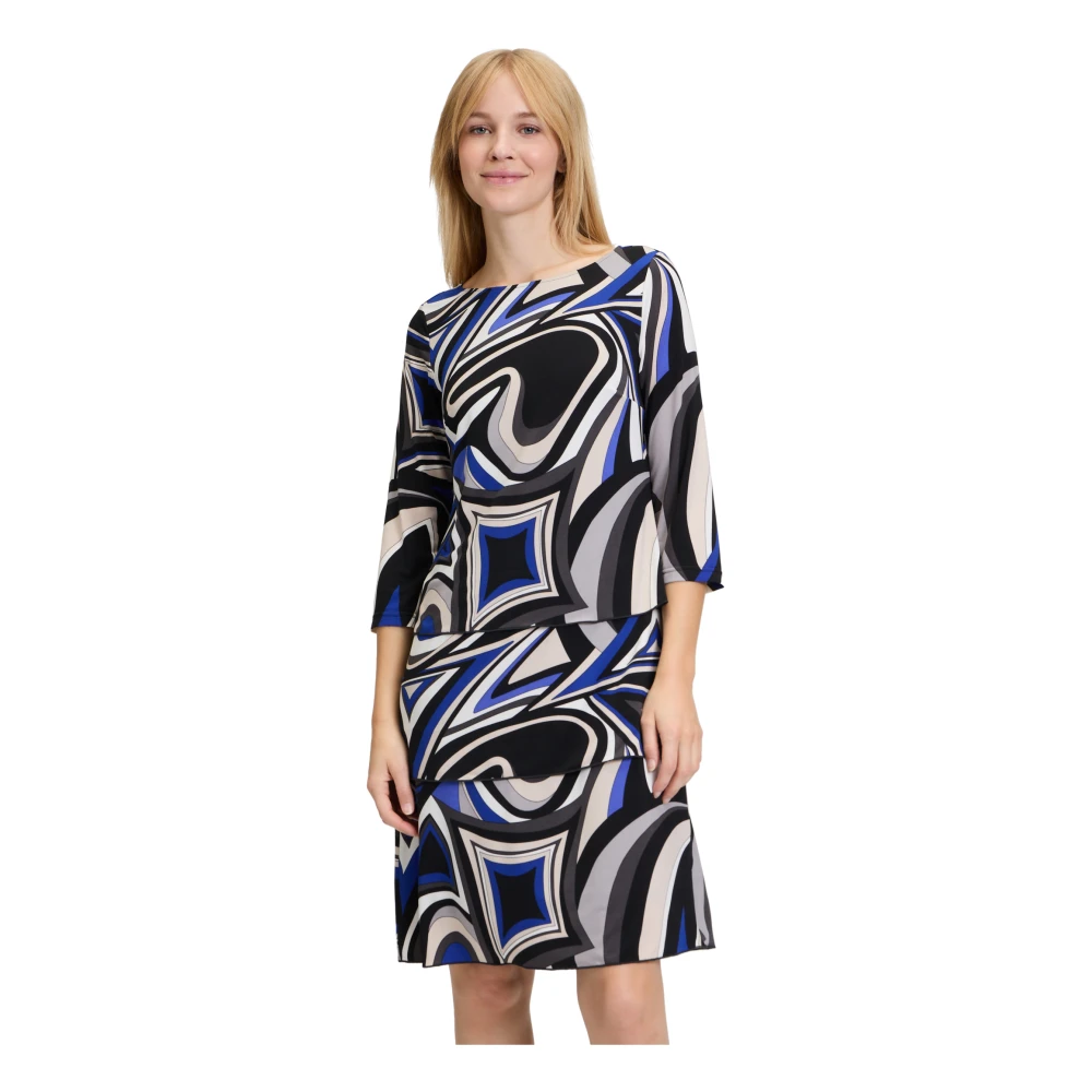 Betty Barclay Elegante Jurk met 3 4 Mouwen Multicolor Dames