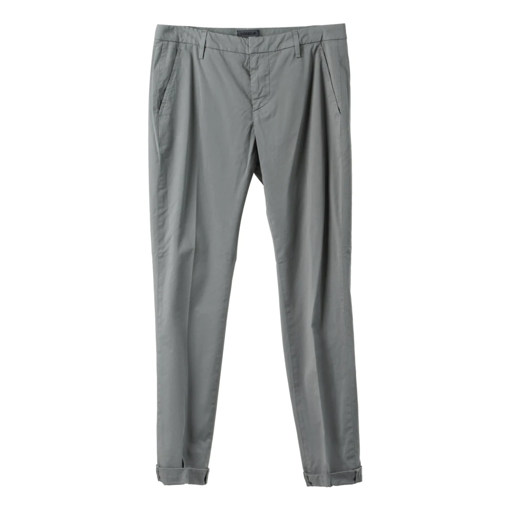 Dondup Luxe Italiaanse Chino Broek Gray Heren