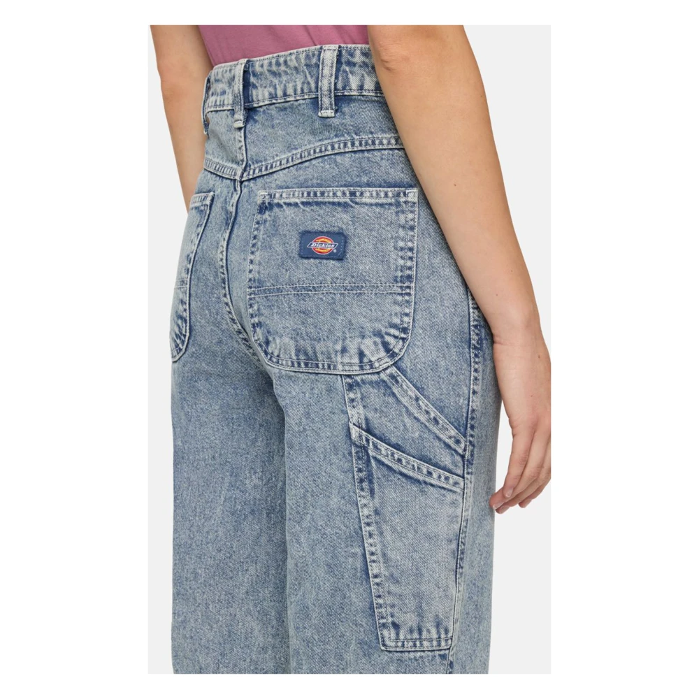Dickies Casual Cargo Broek voor Mannen Blue Dames