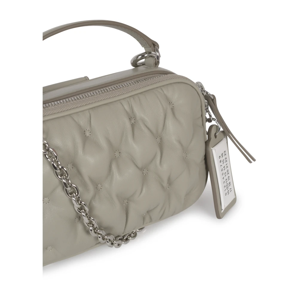 Maison Margiela Geborduurde Camera Riemtas Mini Gray Dames