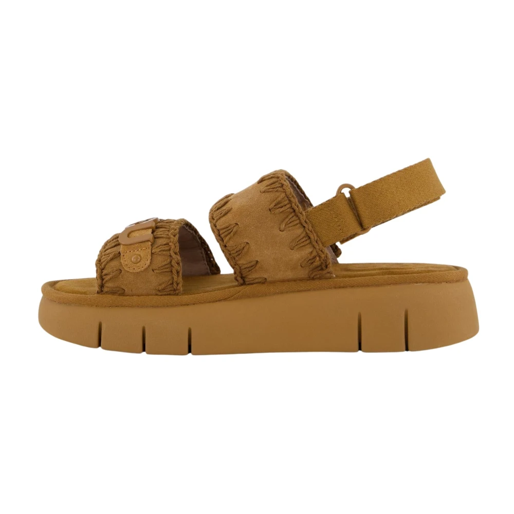 Mou, Skor, Dam, 39 EU, Bounce Sandal med Spänne Rem