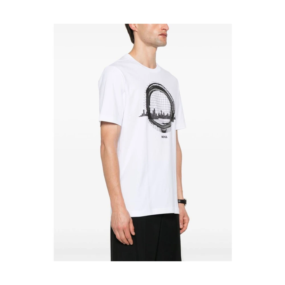 Hugo Boss Grafische Print T-shirt White Heren