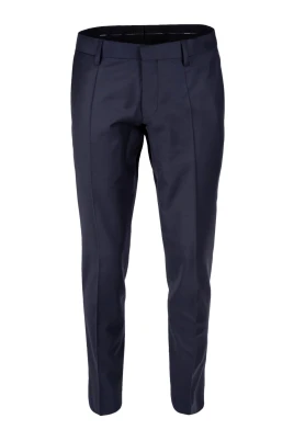 Blå Slim Fit Herrbyxor