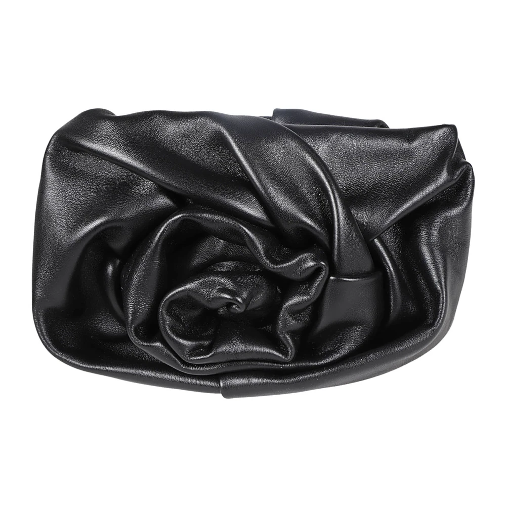 Burberry Women's Black Rose Chain-Linked Crossbody Bag - Shoulder Bags - One Size - Bags