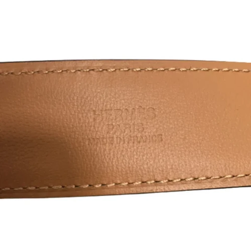Hermès Vintage Pre-owned Leather belts Black Dames