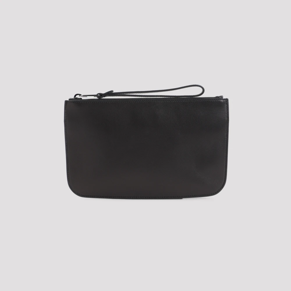 Giorgio Armani Elegante Nero Pouch Clutch Tas Black Heren