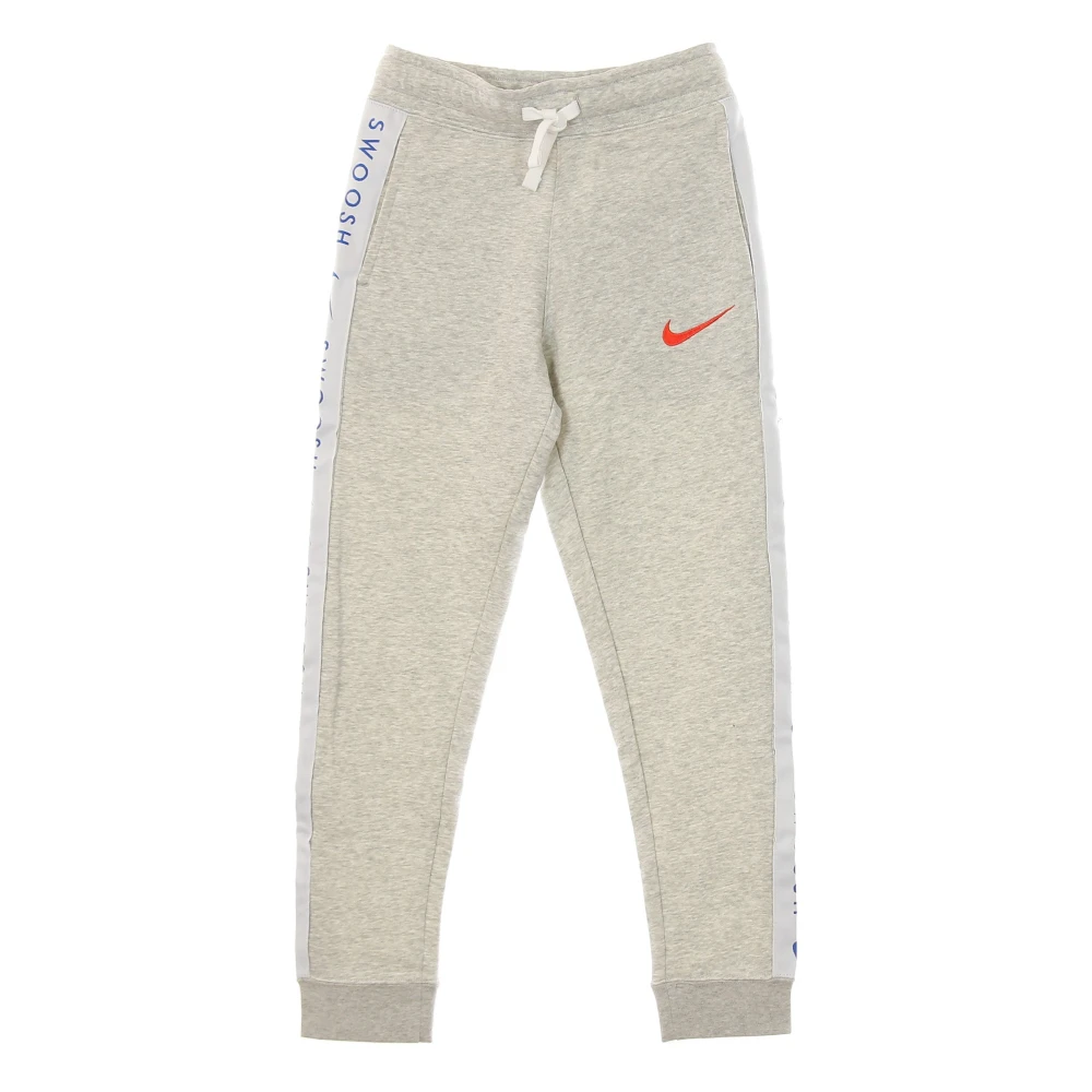 Nike Sportkläder Fleece Swoosh Byxor Grå Gray, Unisex