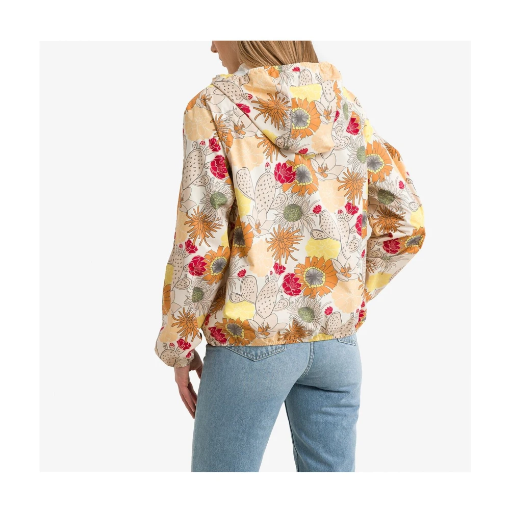 Jott Opvouwbare regenjas met capuchon Omkeerbare rits Multicolor Dames