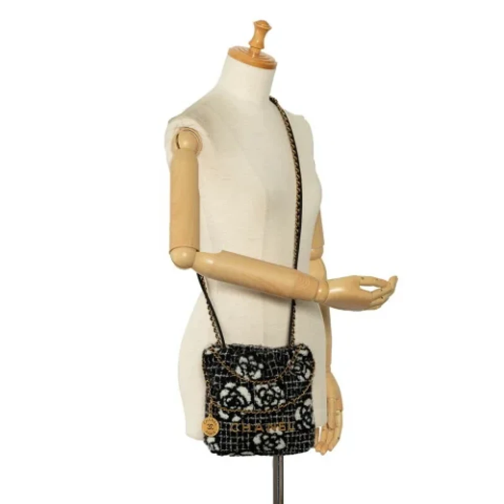 Chanel Vintage Pre-owned Cotton chanel-bags Black Dames