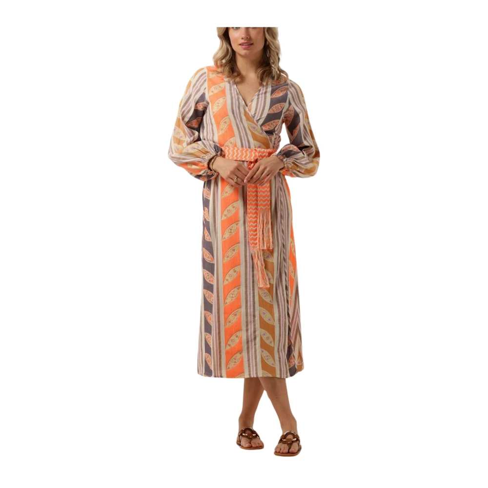 Devotion Kleurrijke Maxi Jurk Thetis Multicolor Dames