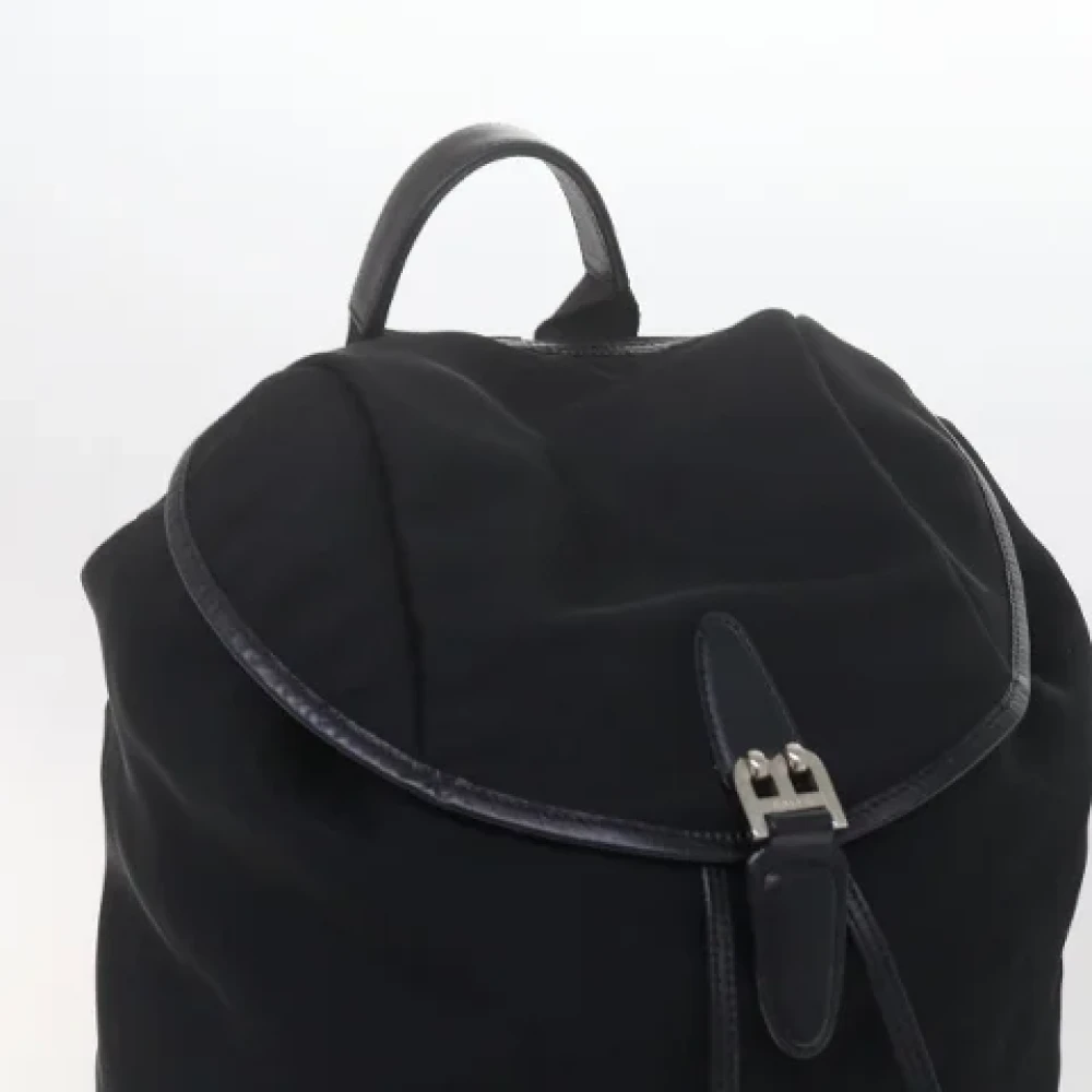 Bally Pre-owned Nylon backpacks Black Dames