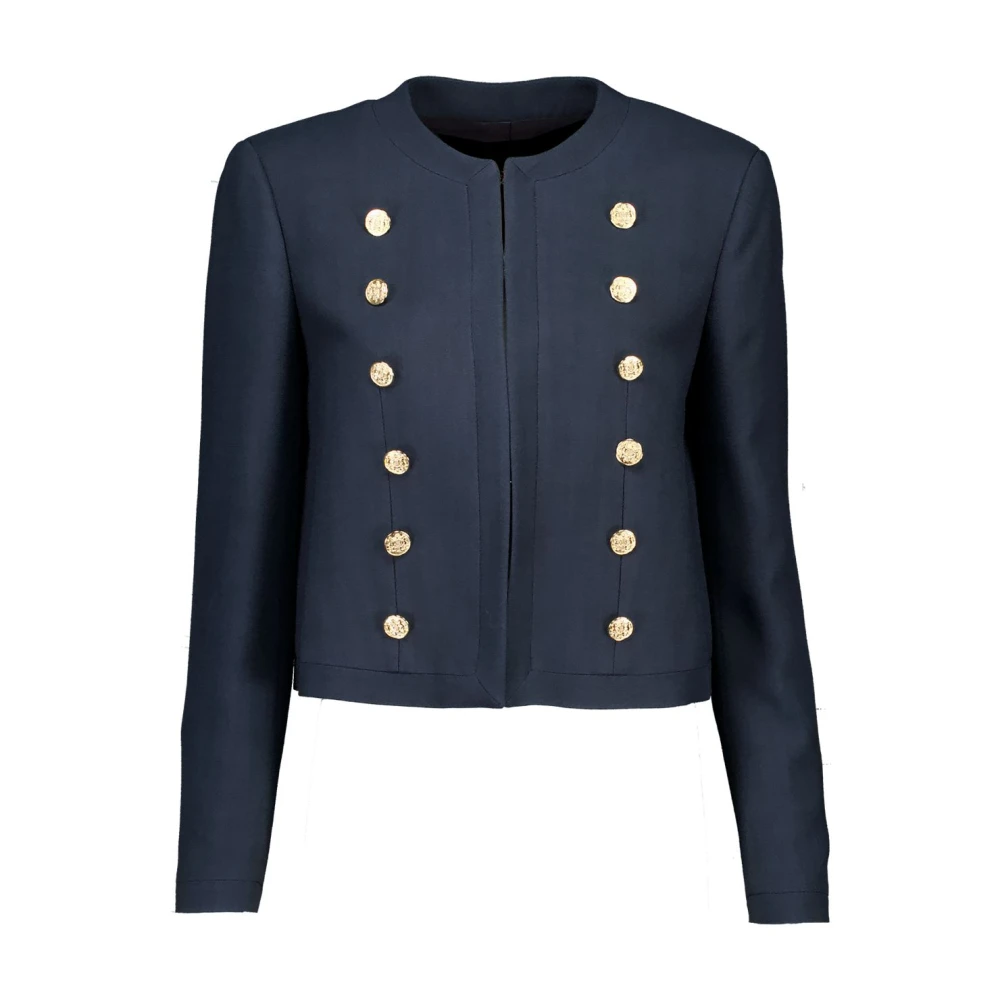 Seafarer Kelly Lichtgewicht Viscose Jas Blue Dames
