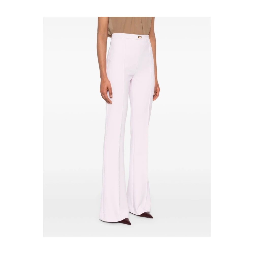 Elisabetta Franchi Stijlvolle Broek voor Vrouwen White Dames