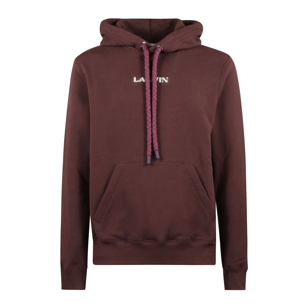 Lanvin Sweatshirt met logo Red Heren