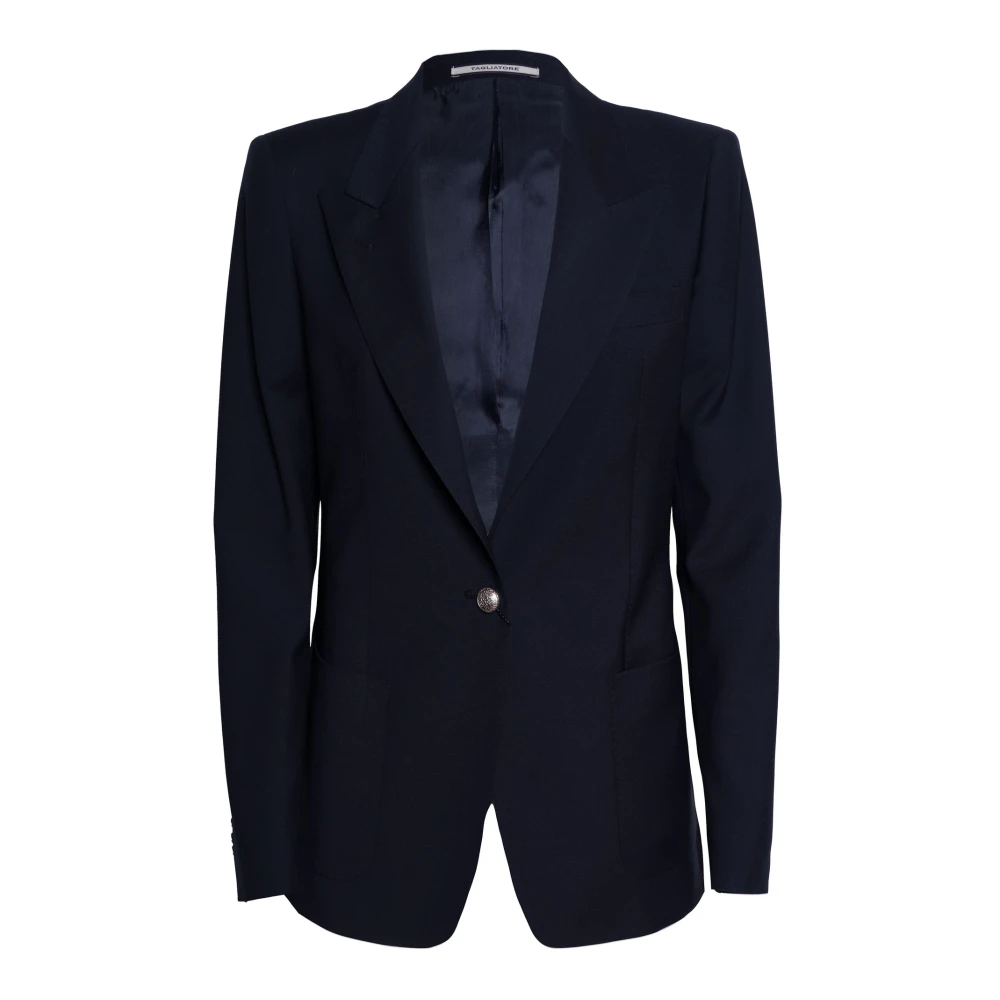 Tagliatore Women's Blue J-Parigi Blazer - Blazers - L - Jackets