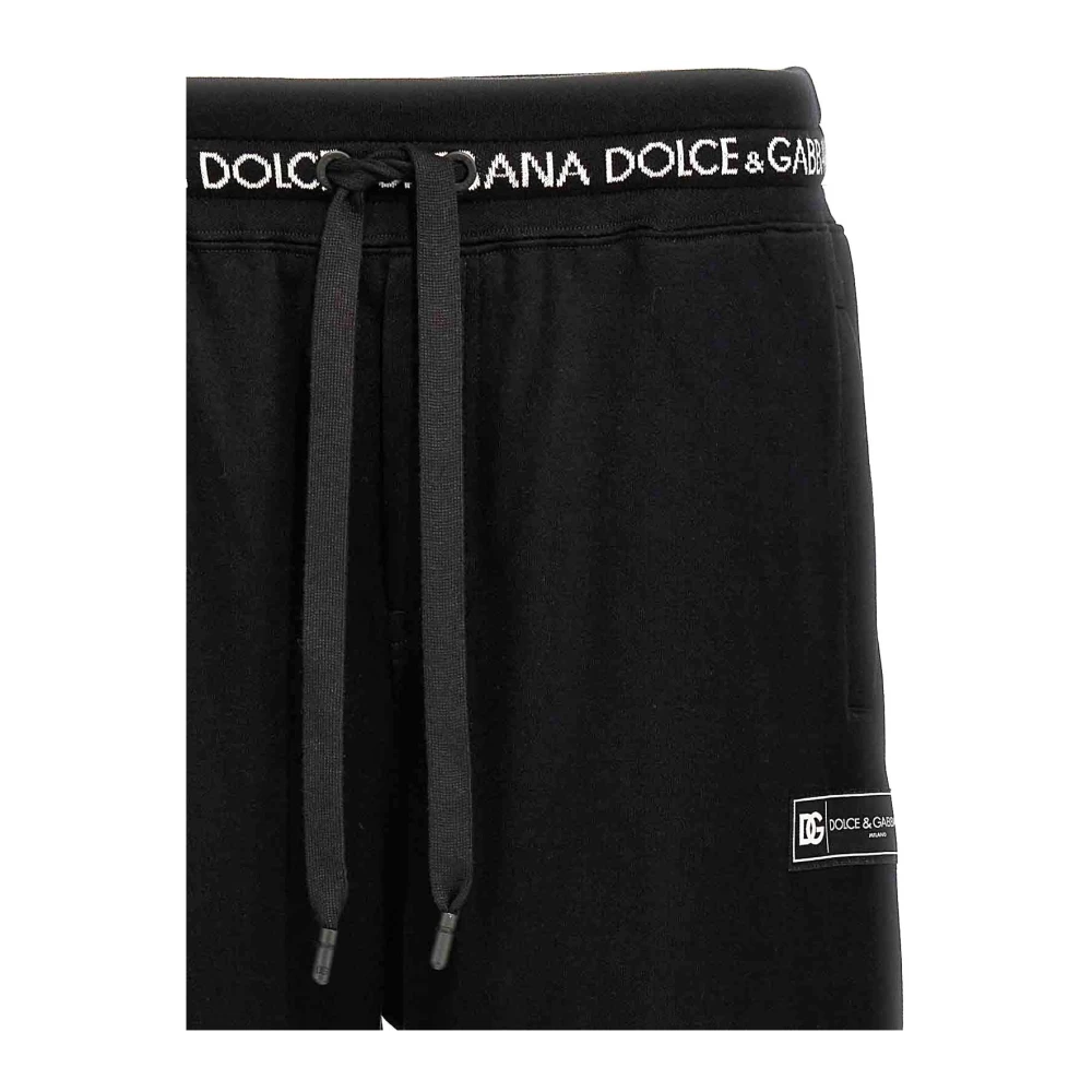 Dolce & Gabbana Logo Trainingsbroek Black Heren