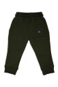 pantalon-enfant-en-coton-polaire-vert-uni