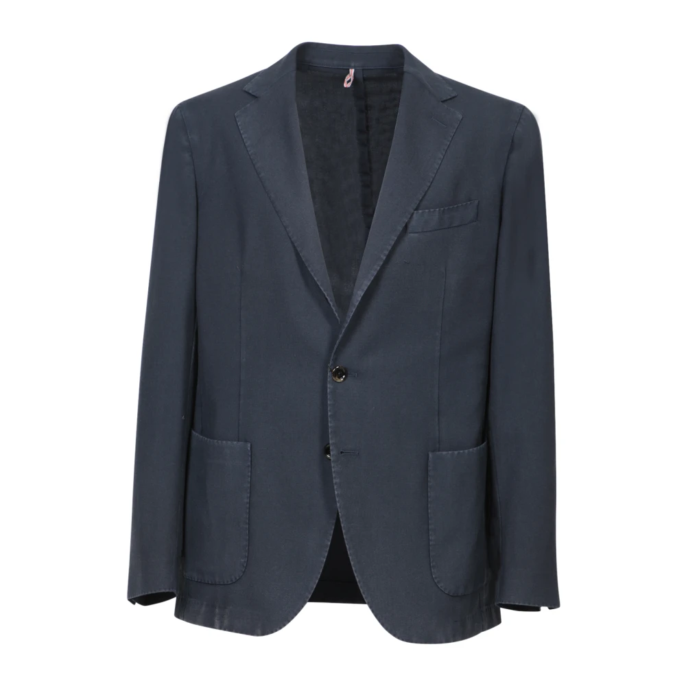 Dell'oglio Blauw pak voor mannen Aw24 Blue Heren
