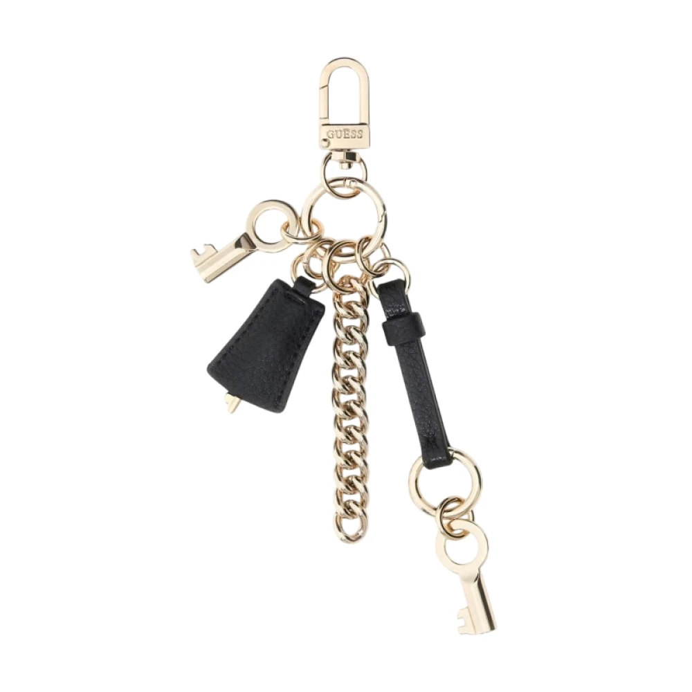 Guess Donna Nero - Portachiavi Con Moschettone E Ciondolo - Accessories - One Size